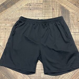 Sleek Black Athletic Shorts for Men